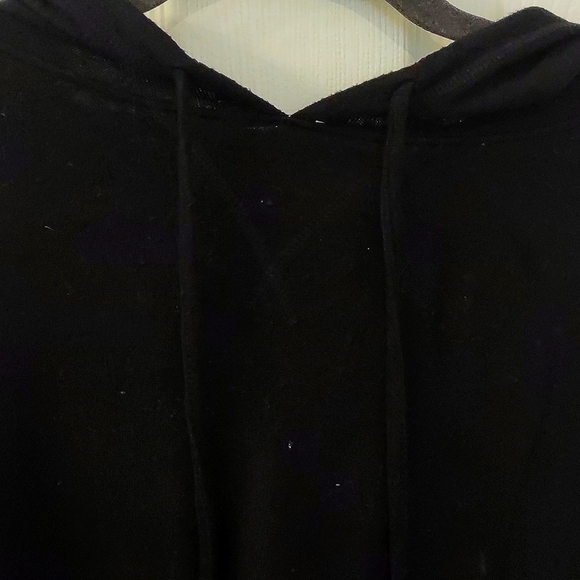 Style & Co Plush Cuddly Soft Light Athleisure Hoodie in Black Size L - Picture 2 of 6